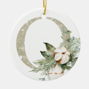 Personalized Christmas ornament with your initials
