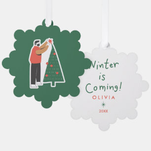 Personalized Christmas Ornaments – Cute Holiday 