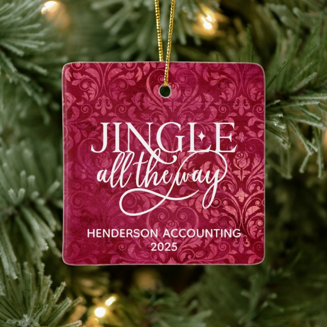 Personalized Christmas Ornaments for Business (Tree)