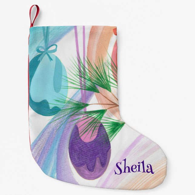 Personalized Christmas Ornaments Stocking (Front)