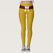 Personalized Christmas Oxblood Bow Saffron Gold