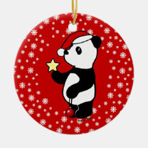 Personalized Christmas Panda Stocking
