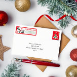 Personalized Christmas Pandas Address Labels<br><div class="desc">This Personalized Christmas Pandas design will fill you with Holiday Cheer. You must change all text with your own address information. Happy Holidays!!</div>