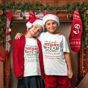 Personalized Christmas Pandas T-Shirt