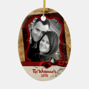 Personalized Christmas Paper Bag PHOTO Ornament