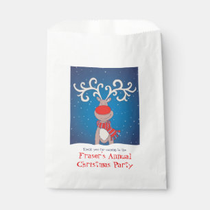 Personalized Christmas party favour bags