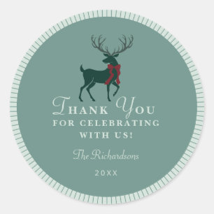 Personalized Christmas Party Favour Sticker