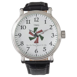 Personalized Christmas Peppermint Candy Watch
