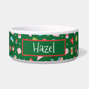 Personalized Christmas Pet Bowl