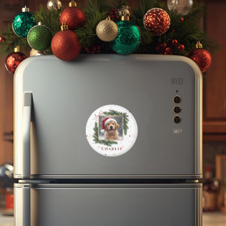 Personalized Christmas Pet Photo – Holiday Gift Magnet