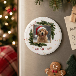 Personalized Christmas Pet Photo – Holiday Gift Magnet