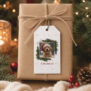 Personalized Christmas Pet Photo – Holiday Gift Tags