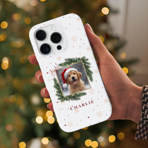 Personalized Christmas Pet Photo – Holiday iPhone 16 Pro Case