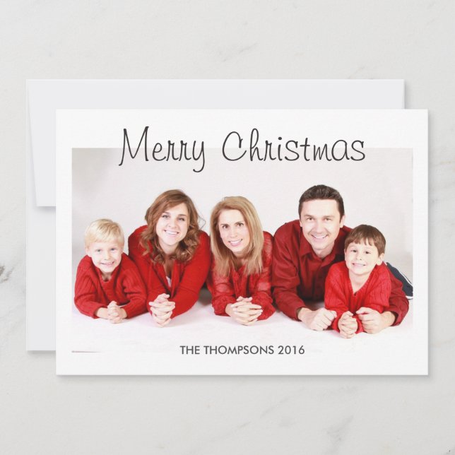 Personalized Christmas Photo Cards (Front)