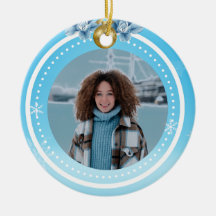 Personalized Christmas Photo Frame  Ornament