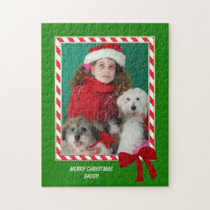 Personalized Christmas Photo Jigsaw Puzzle