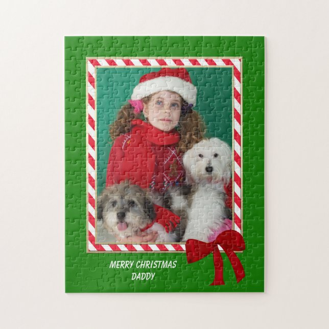 Personalized Christmas Photo Jigsaw Puzzle (Vertical)