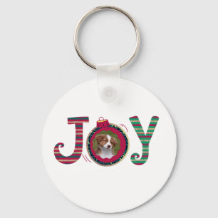 personalized christmas photo pedestal sign keychain