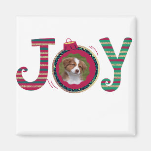 personalized christmas photo pedestal sign tote ba magnet