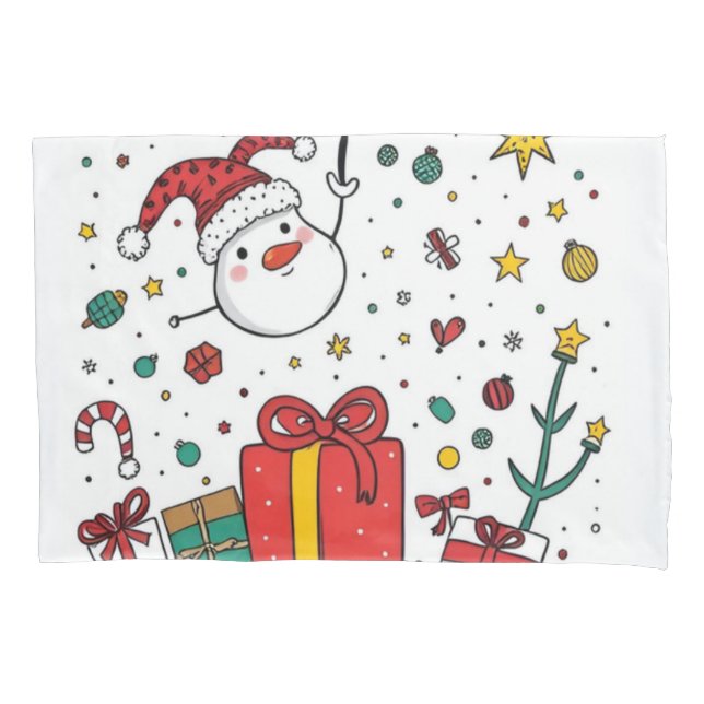 personalized Christmas  Pillowcase (Front)