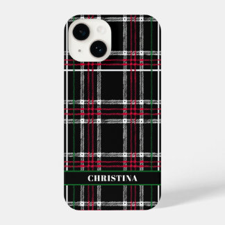 Personalized Christmas Plaid phone case