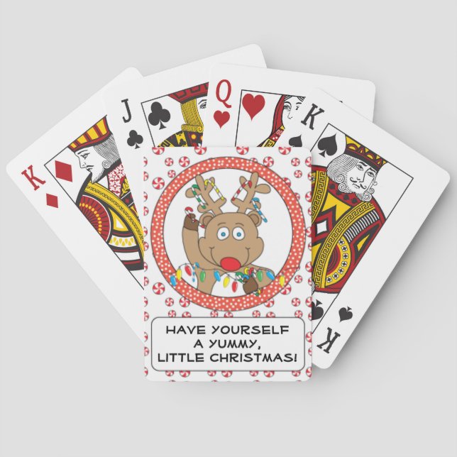 Personalized Christmas Playing Cards (Back)