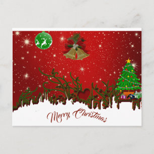 Personalized Christmas Postcard