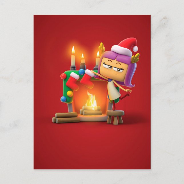 Personalized Christmas Postcard for Virgo (Front)