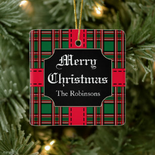 Personalized Christmas Present Ornament