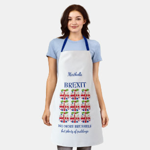 Personalized   Christmas Pudding   BREXIT Apron