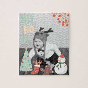 Personalized Christmas puzzle with your photo