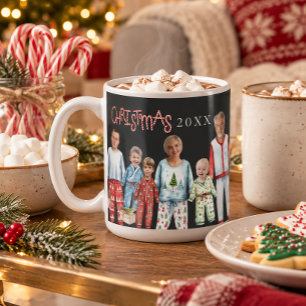 Personalized Christmas Pyjamas Photo Mug