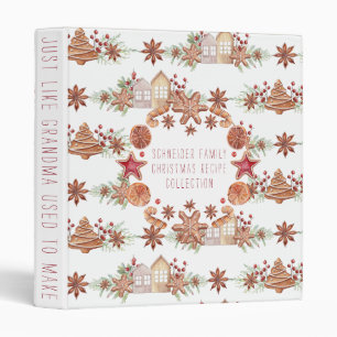 Personalized Christmas Recipe Binder