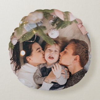 Personalized Christmas Round Pillow