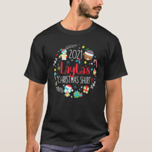 Personalized Christmas Shirt 2021 Family Photo Lay