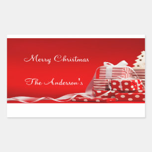 Personalized Christmas Stickers/Gifts Sticker