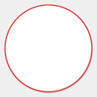 Personalized Christmas stickers with red border