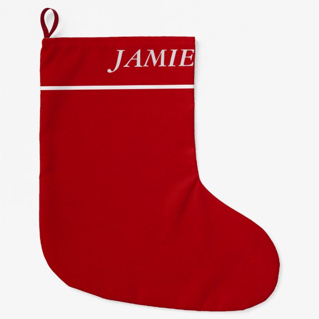 Personalized Christmas Stocking (Front)
