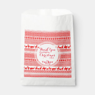 Personalized CHRISTMAS Thank You Favour Bag