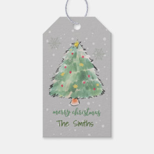 Personalized Christmas Tree Gift Tags