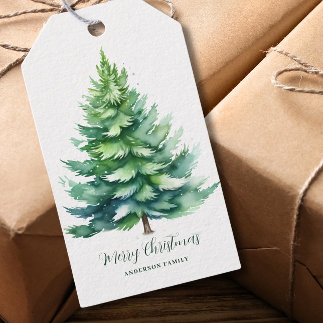 Personalized Christmas Tree  Gift Tags (Creator Uploaded)