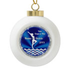 Personalized Christmas Tree Gymnast Ornament