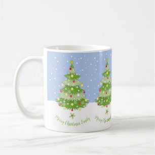Personalized Christmas Tree Mug