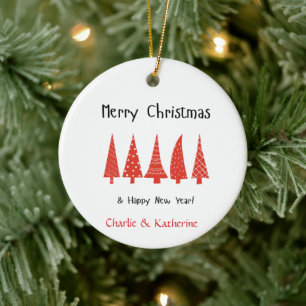 Personalized christmas tree Photo Ornament,custom  Ceramic Ornament
