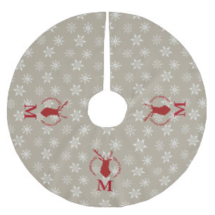 Personalized christmas tree skirt