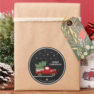Personalized Christmas Truck Stickers