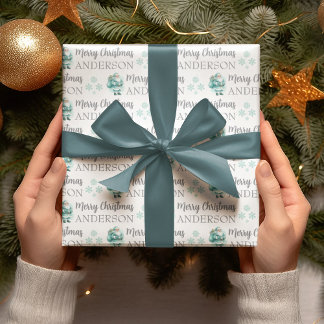Personalized Christmas Wrapping Paper