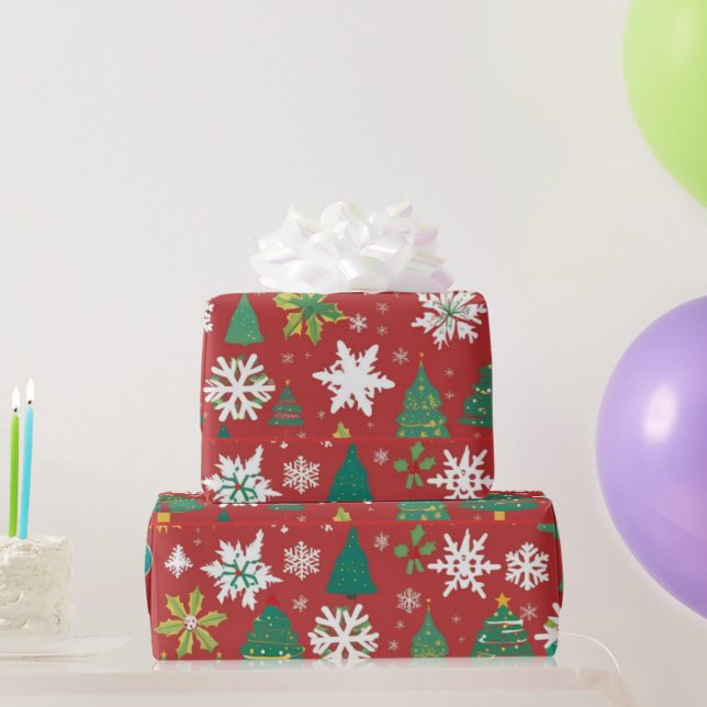 Personalized Christmas Wrapping Paper (Party Gifts)