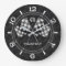 Personalized Chrome Racing Flags on Fine Checkers