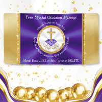 Personalized Church Anniversary Banner, Many SIZES